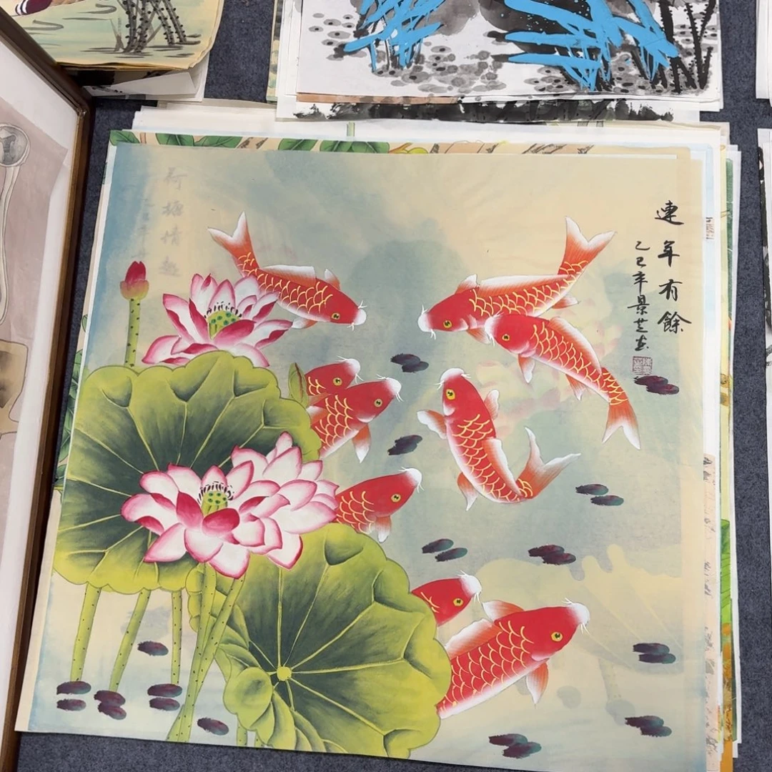 国画68×68工笔画画画画
