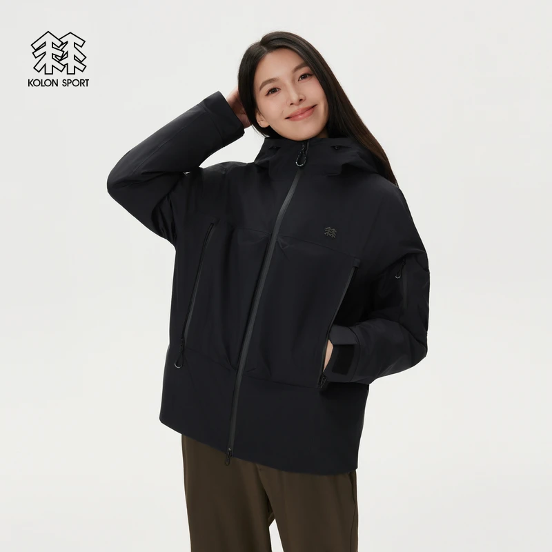 KOLON SPORT可隆冲锋衣防水透湿防风耐磨P棉男女同款露营棉服