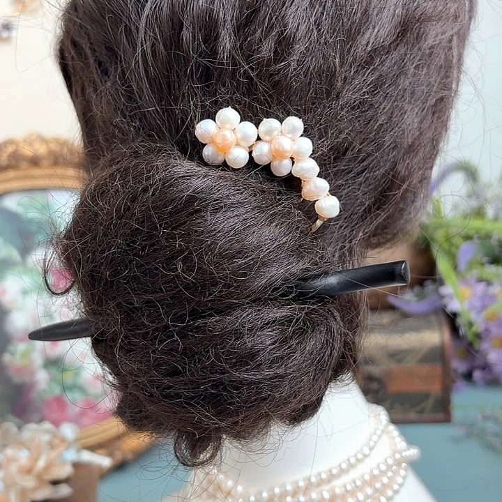 未镶嵌发饰淡水珍珠