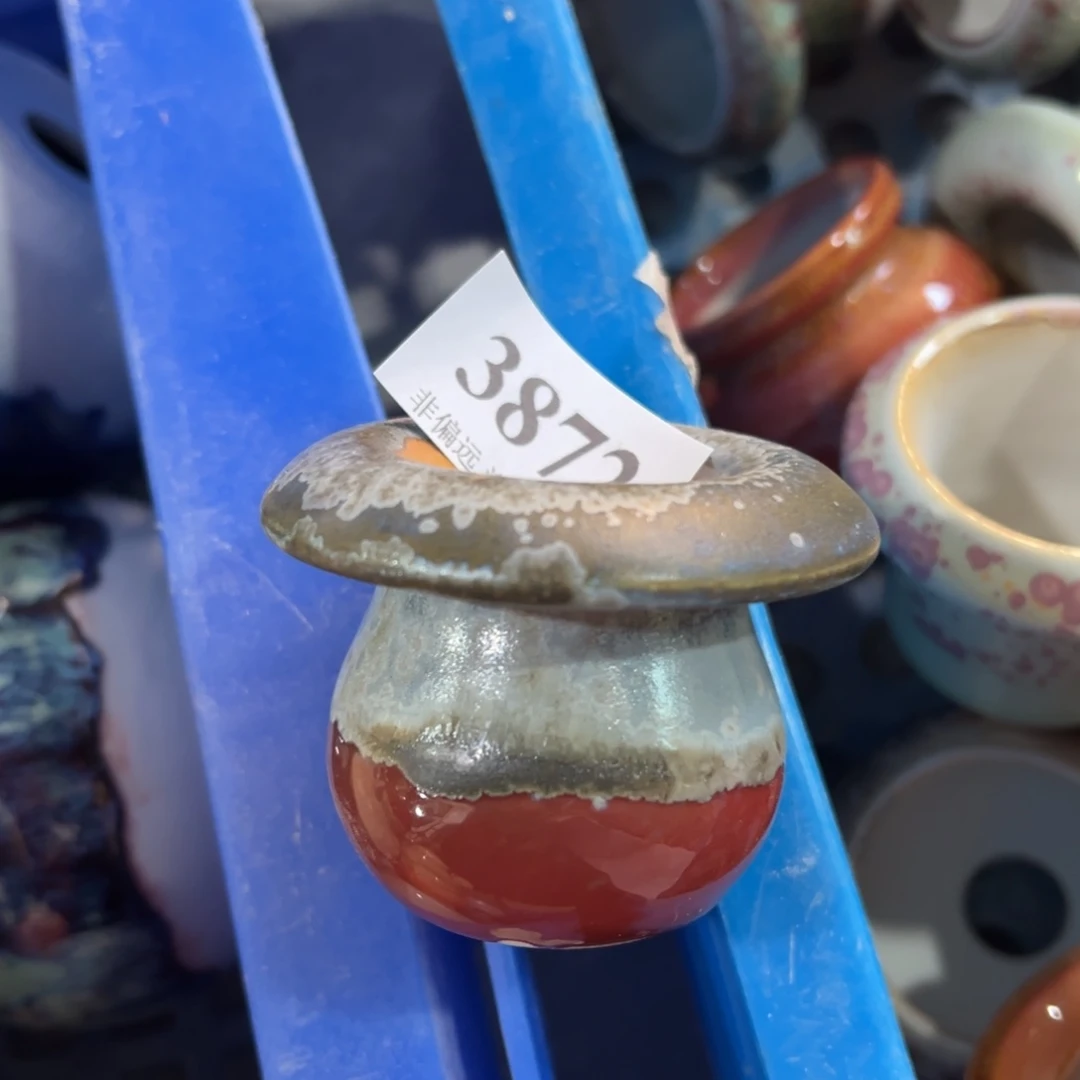 红陶景德镇手工花盆