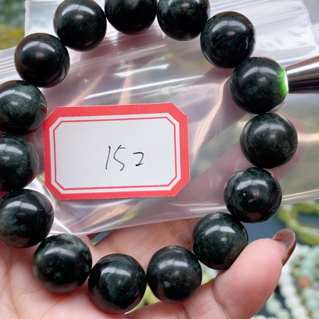 未镶嵌蛇纹石玉手串