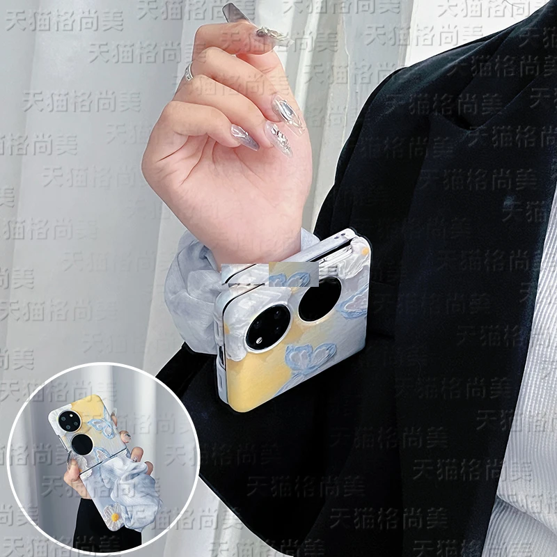 小众手帕适用于华为pocket2手机壳nova折叠屏purax小米mixflip