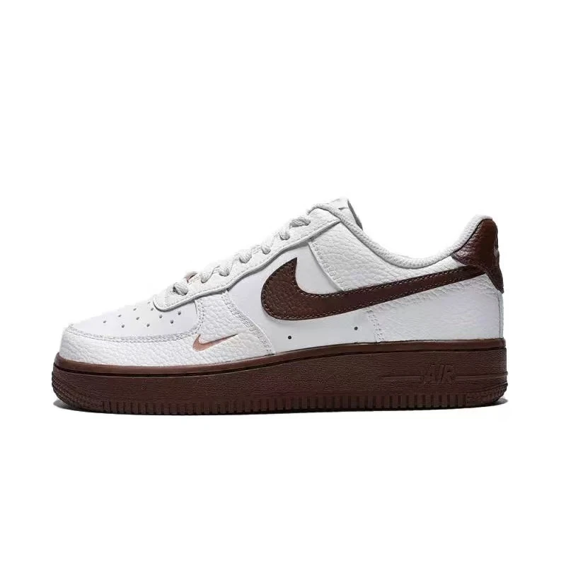 Nike耐克AIR FORCE 1白棕色空军一号女鞋运动休闲板鞋IM3378-122