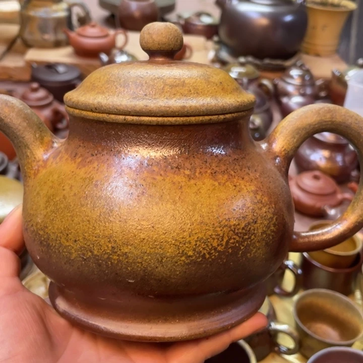 茶壶紫砂宜兴紫砂原矿泥料800全手工