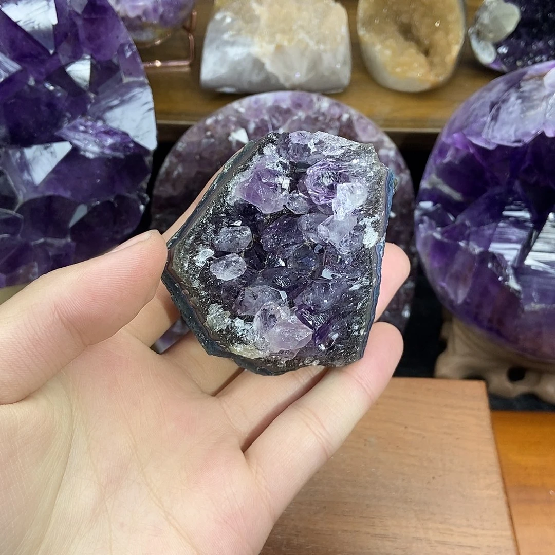 未镶嵌大型摆件（非配饰）紫晶