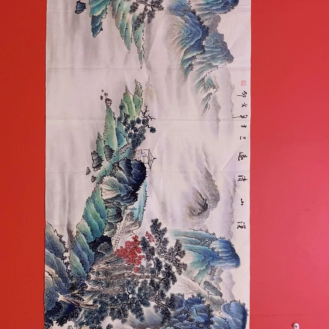 国画山水花鸟国画作品