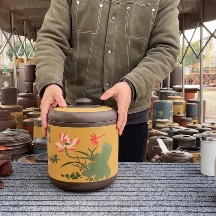 紫砂茶叶罐茶叶的