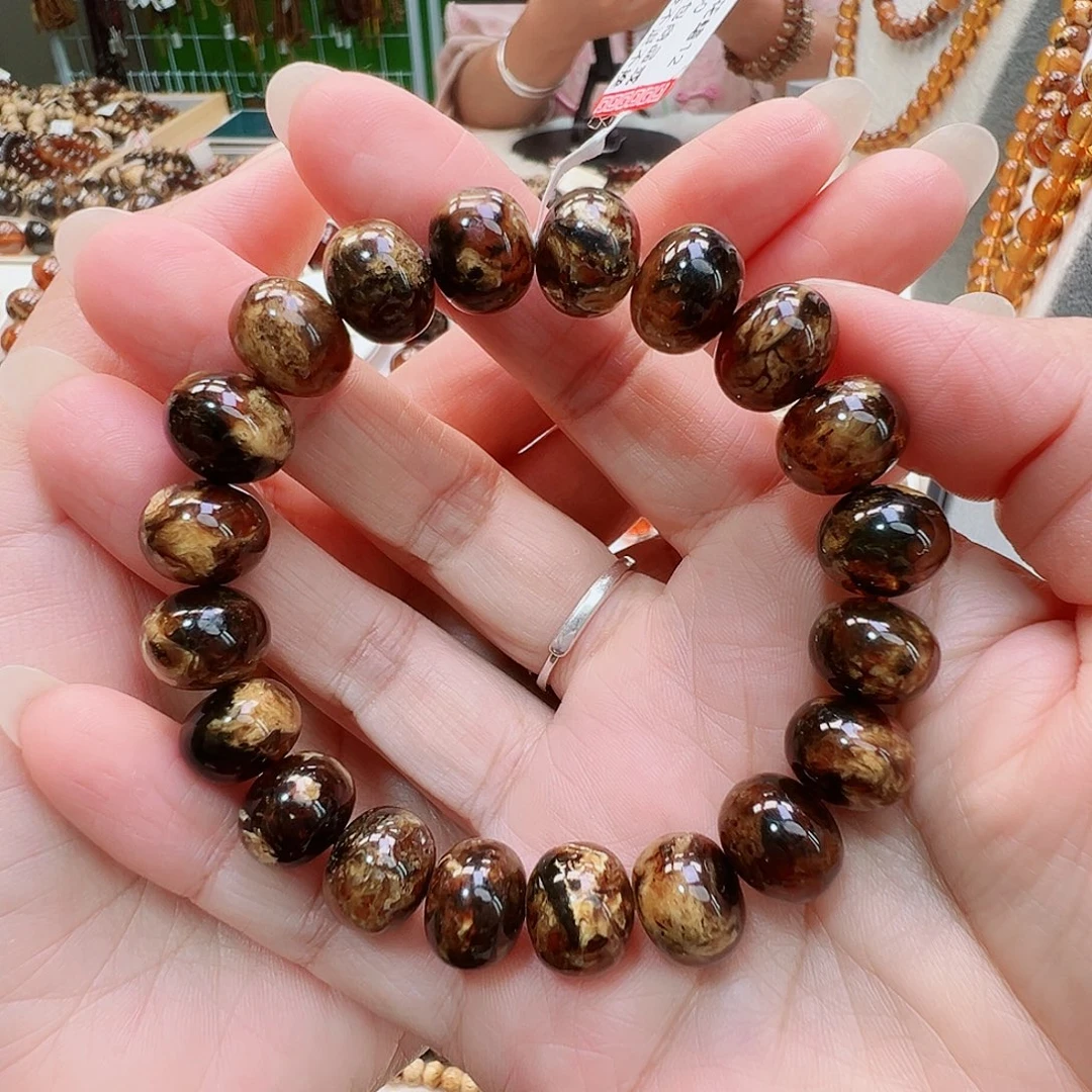 阳***冻琥珀未镶嵌裸石抚顺琥珀12花蜡