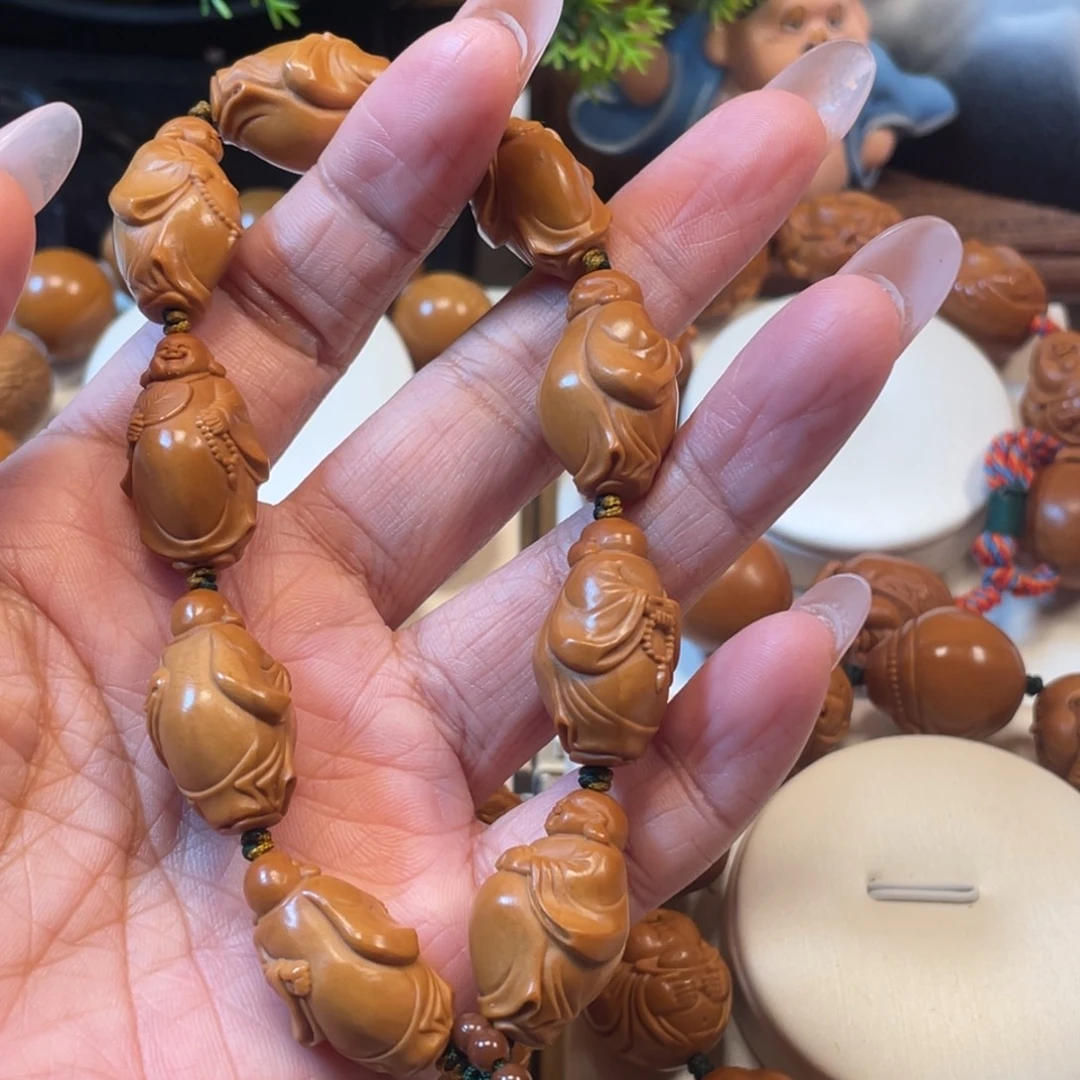 橄榄核手串/手链自在弥勒橄榄核手串