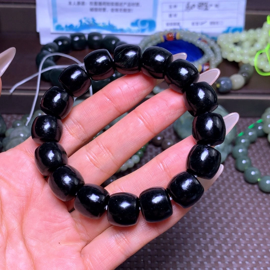 未镶嵌手串和田玉卡14