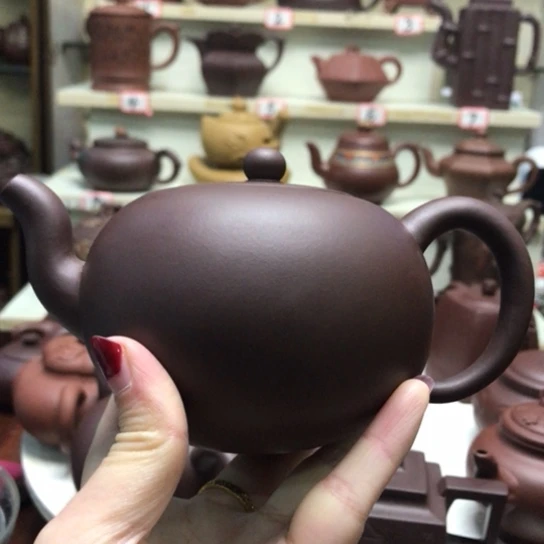 紫砂茶壶石**道微瑕疵一粒珠