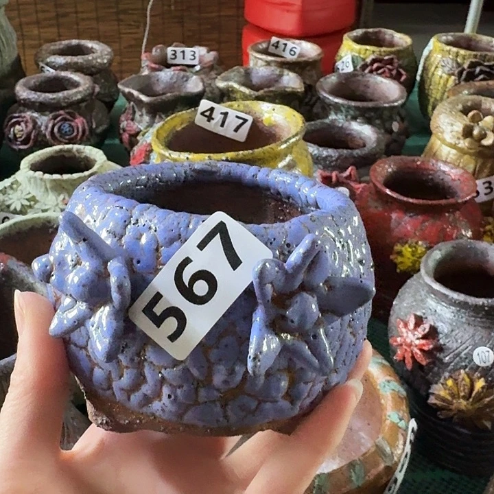 内口7高8粗陶手工制作