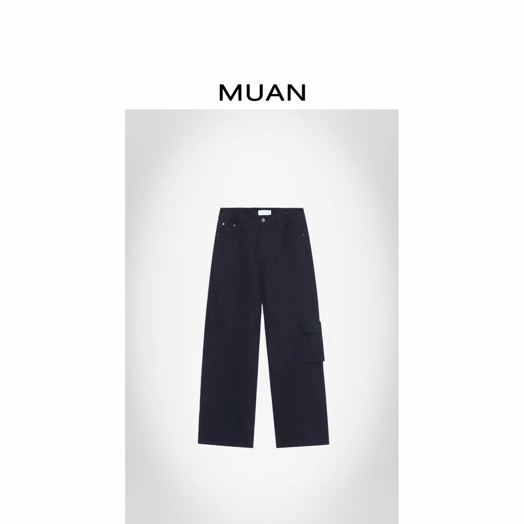 木小妹MUAN：《飞轮海工装裤》定制复古高级百搭工装裤SJ-KW-8806-1