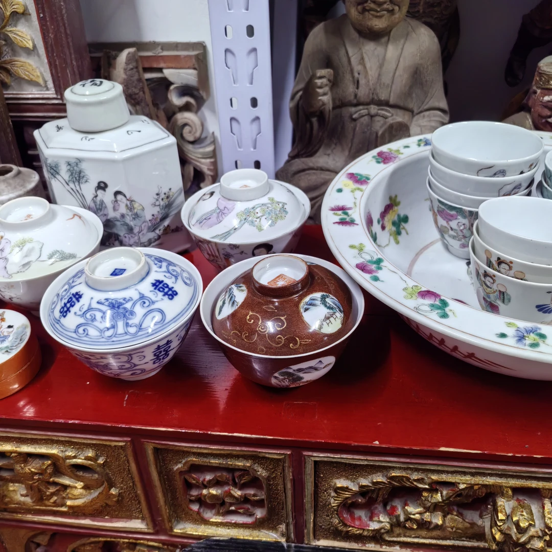 仿古瓷 各种各样瓷器摆件