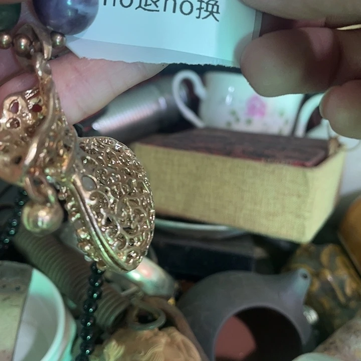 落***花瓷片6155号工艺品