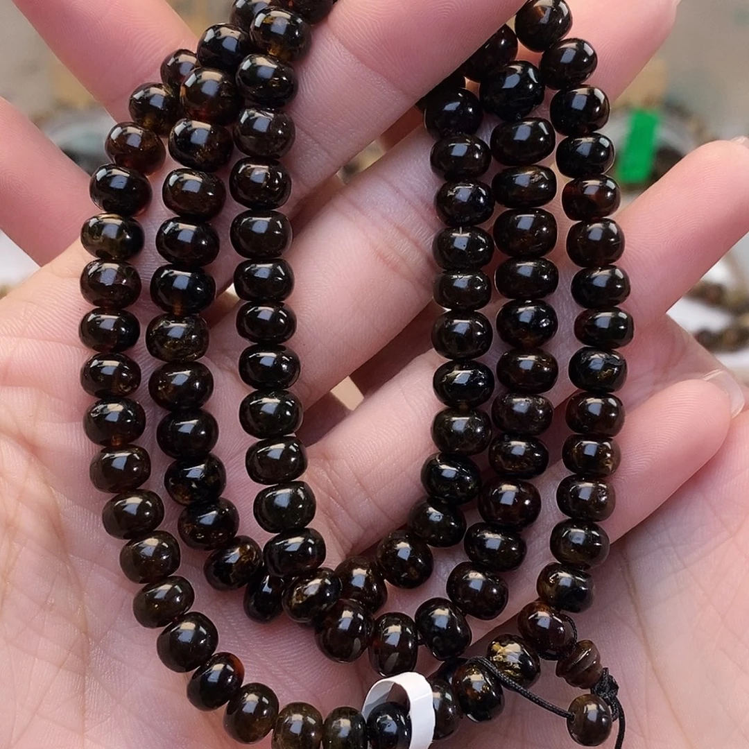 琥珀未镶嵌手链7➕