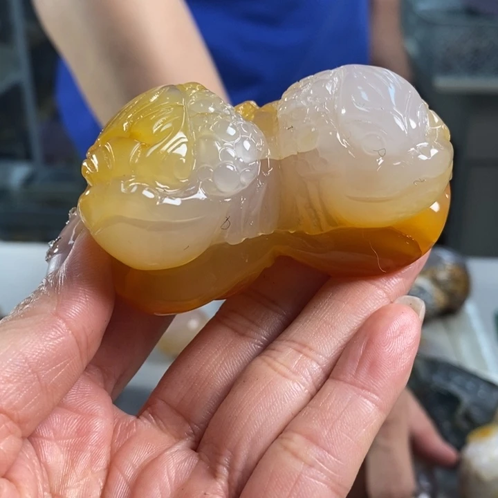 玛瑙/玉髓吊坠(不含链)未镶嵌