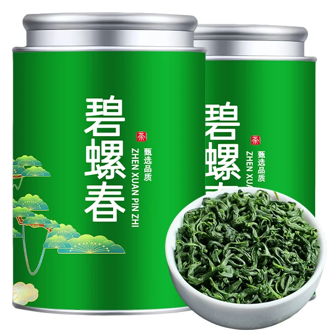 碧螺春茶叶新茶高山云雾绿茶浓香耐泡花果香绿茶正宗碧螺罐装春茶