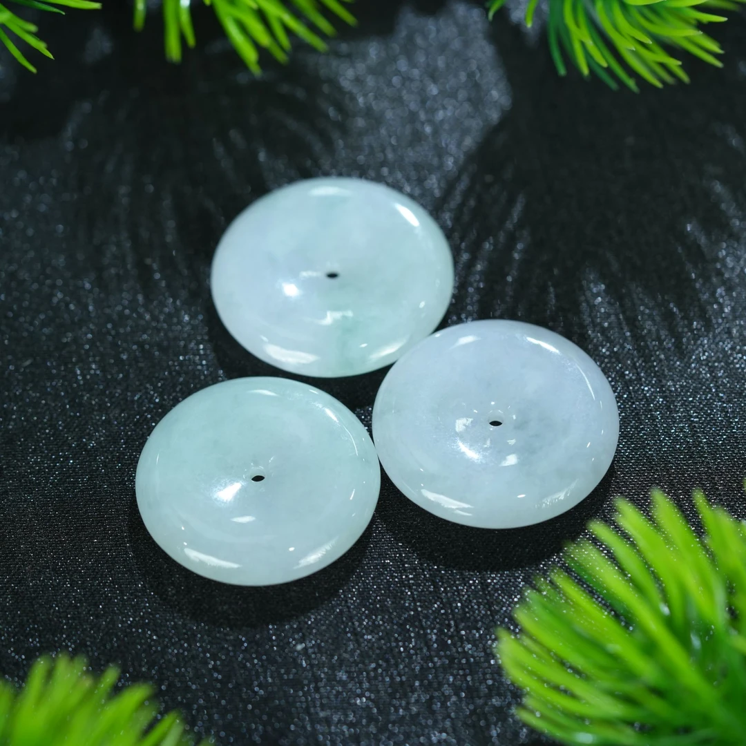 【初见珠宝】翡翠平安扣吊坠26-1C358X309【多样性发一件】26mm+