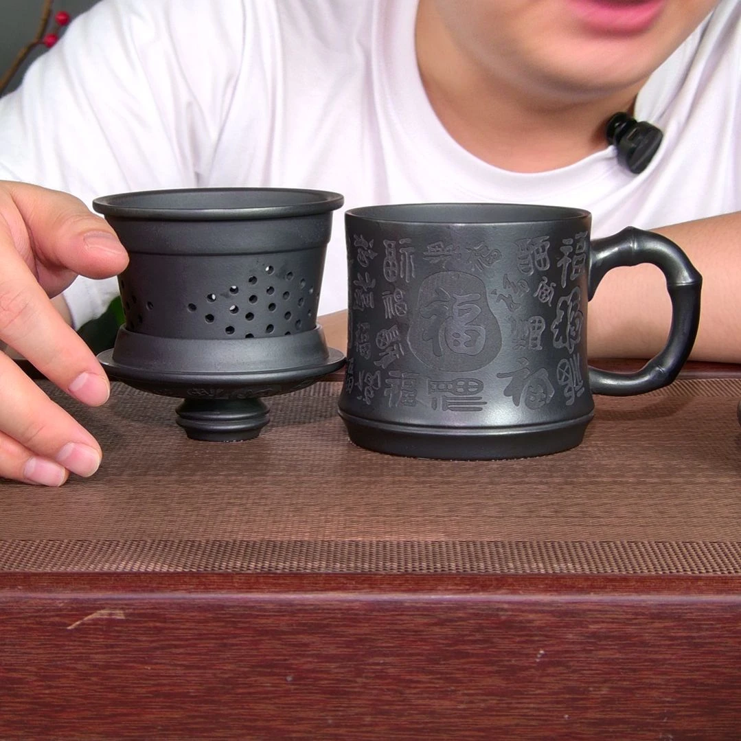 茶杯紫砂高货放漏