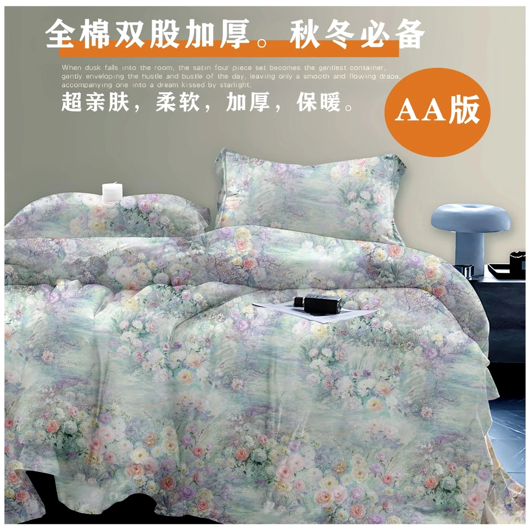 AA版加厚！100%全棉--可单卖《千与千寻-兰》/高支高密/保暖/柔软