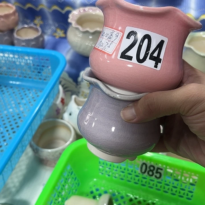 微瑕陶瓷花盆满9.9发