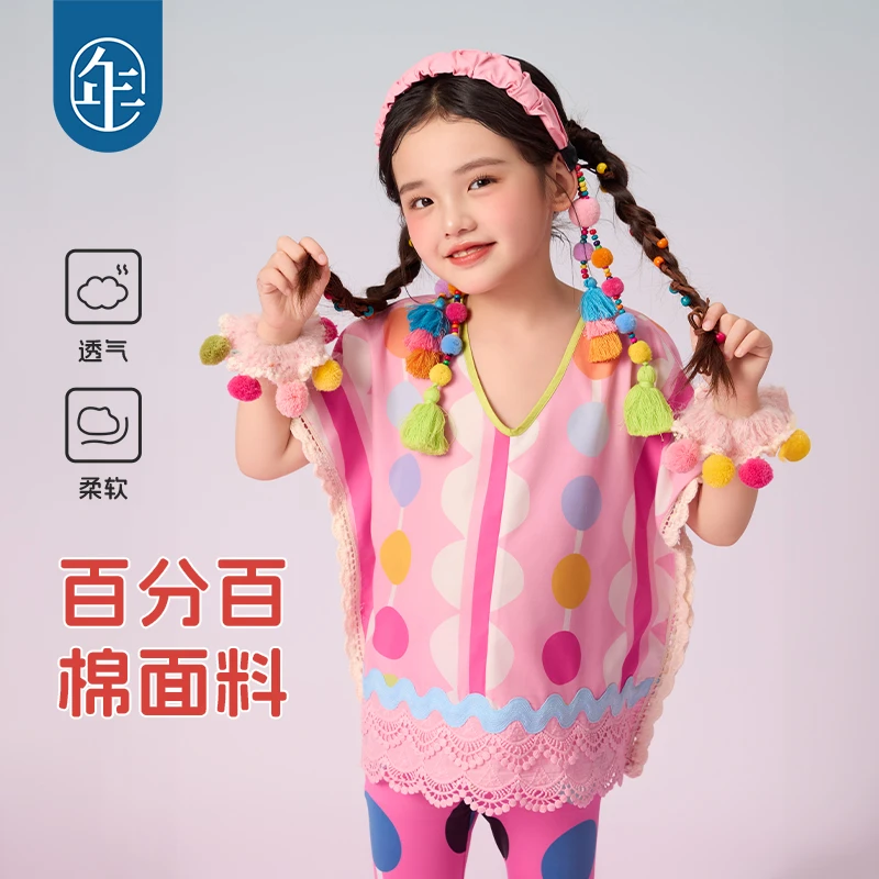 年衣童装女童民族服饰T恤夏新中式原创复古儿童无袖上衣