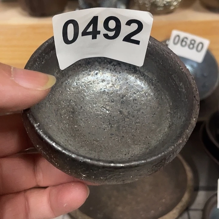 陶摆件柴烧纯手工492