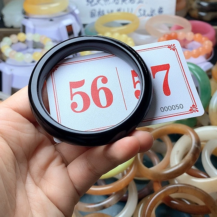 石英质玉（黄龙玉）未镶嵌手镯