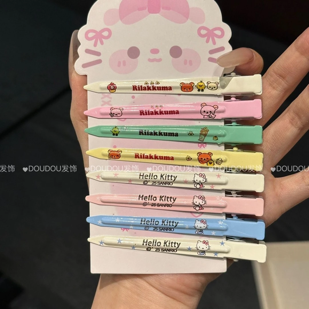 Kitty甜美发夹一字发卡萌趣卡通头饰少女蓬松刘海碎发神器