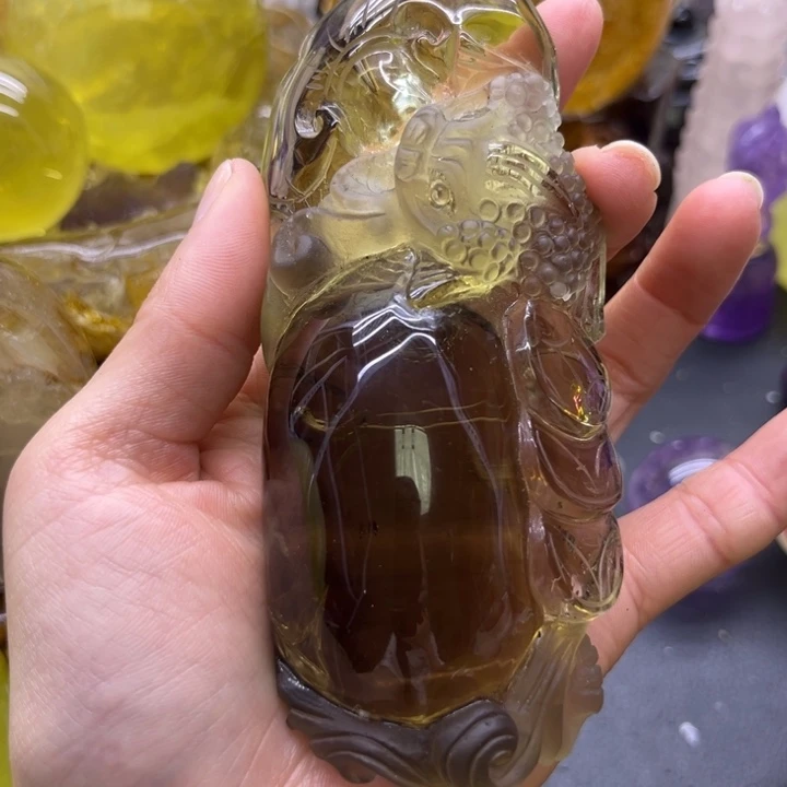 尔***宙未镶嵌水晶珠宝半成品摆件