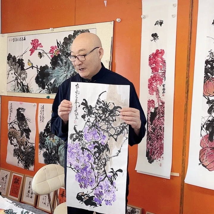 国画张圣敏先生纯手绘作品