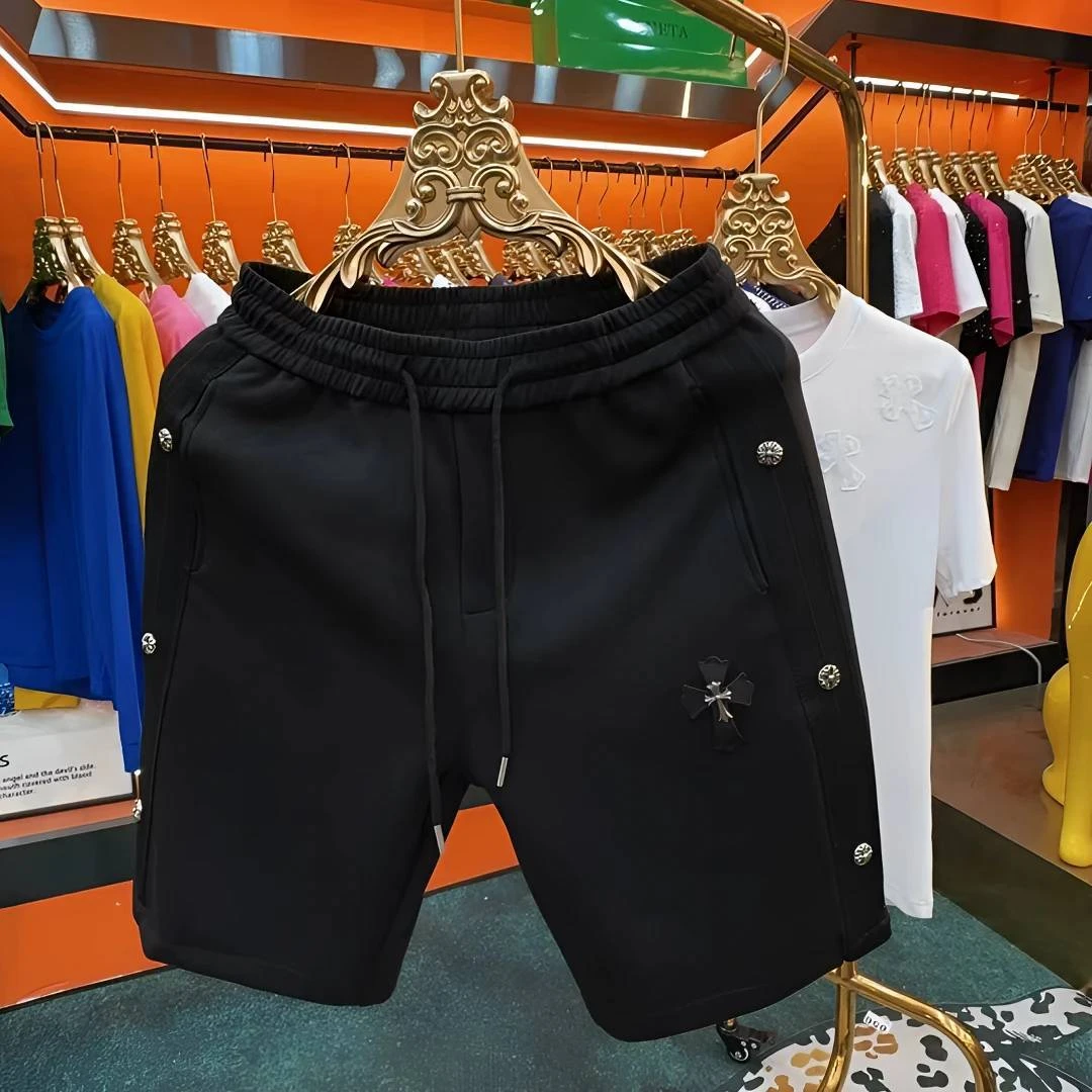 【高品质】时尚百搭潮流个性设计男士轻奢痞帅宽松纯色严选短裤