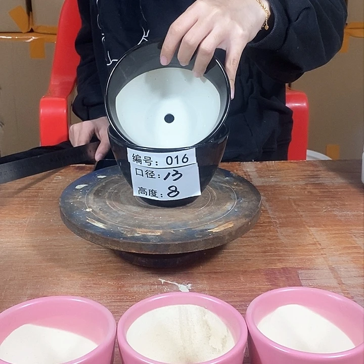 陶瓷微瑕花盆-016