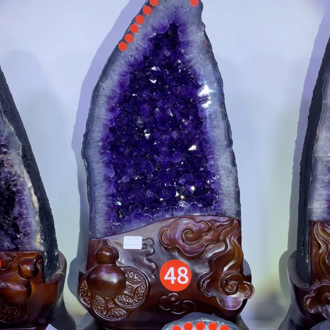 乌拉圭紫水晶摆件
