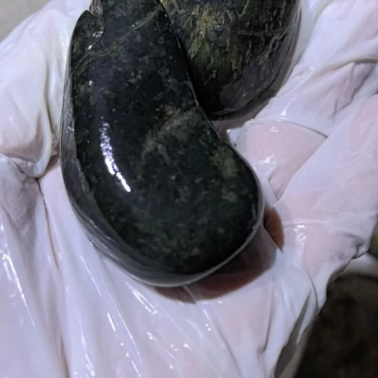 花***言有机玻璃藏玉药王石原石