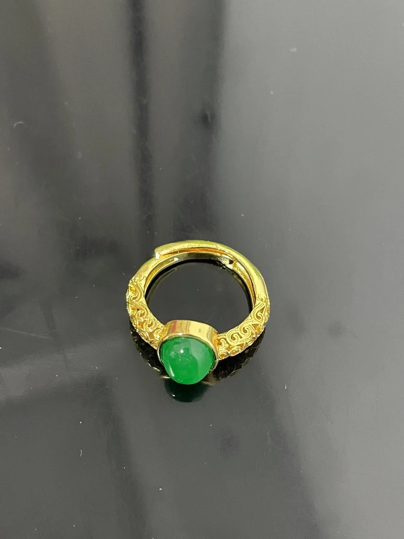 戒指 戒指 【璀璨耀眼 经典时尚】-绿戒指-RX-4092