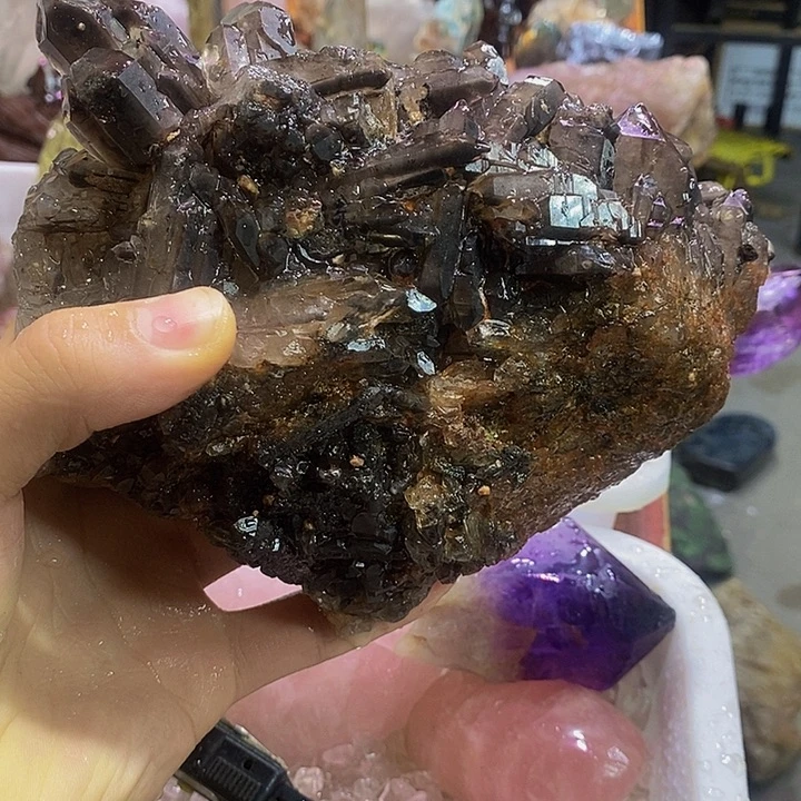 流***根未镶嵌珠宝半成品水晶