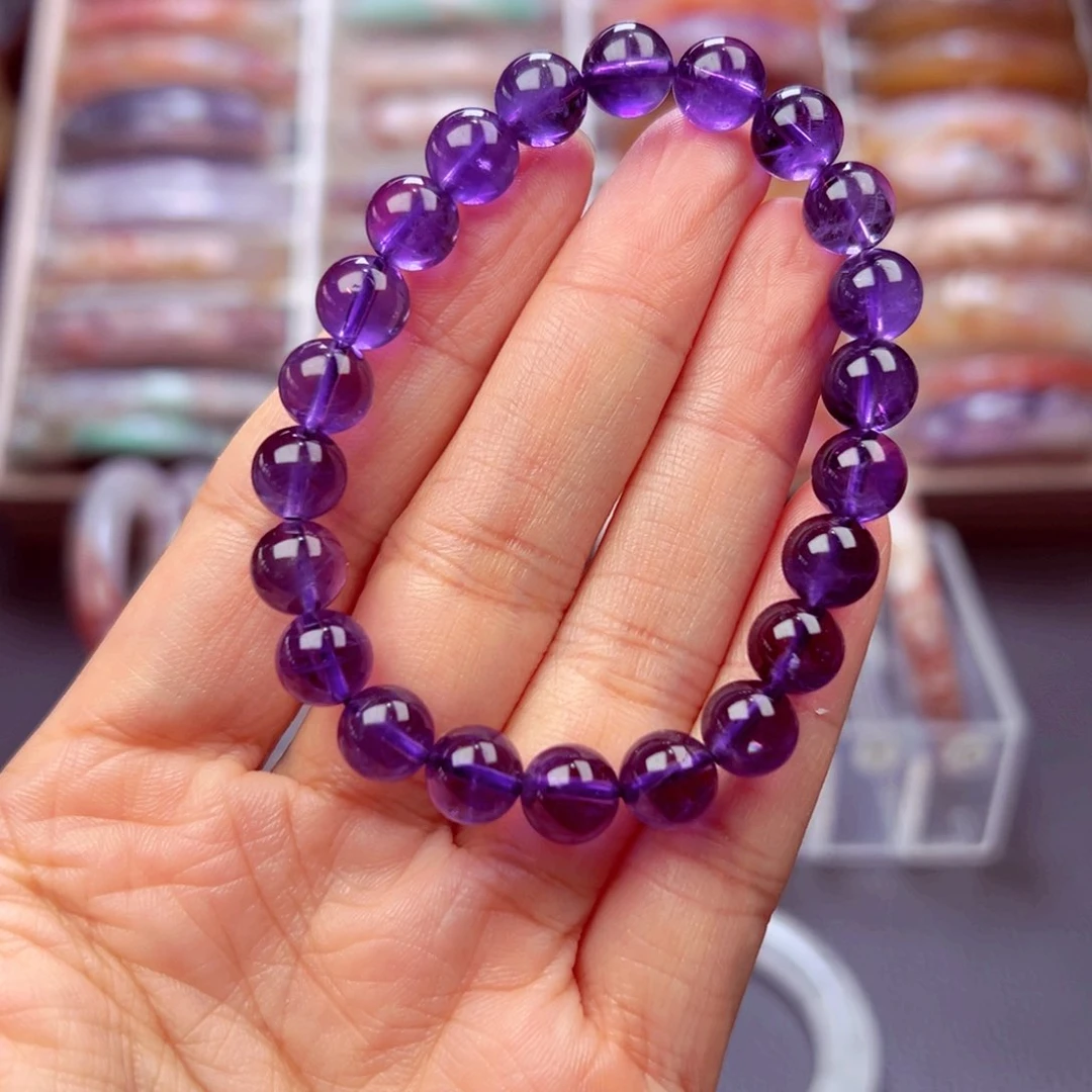 未镶嵌手链紫晶8