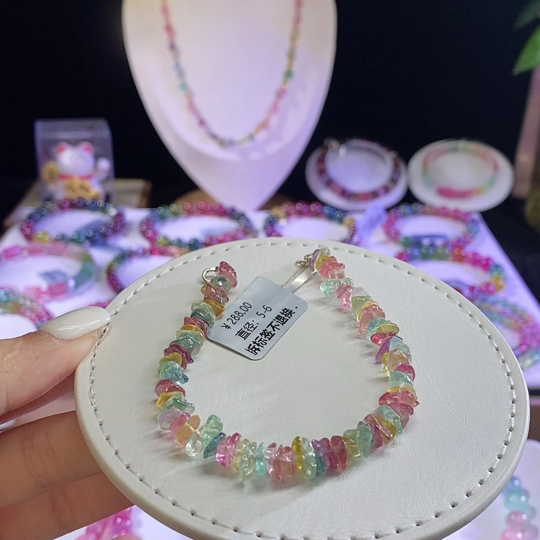 未镶嵌手链碧玺岁岁平安