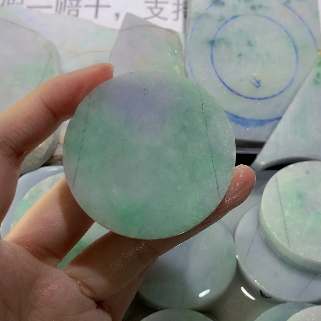 裸石翡翠天然缅甸a货49