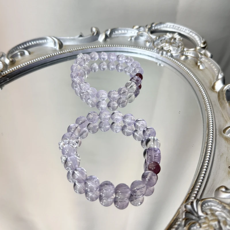 天然紫水晶手串 9mm