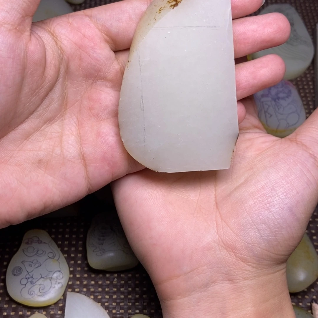 吊坠未镶嵌定制和田玉锡**肇