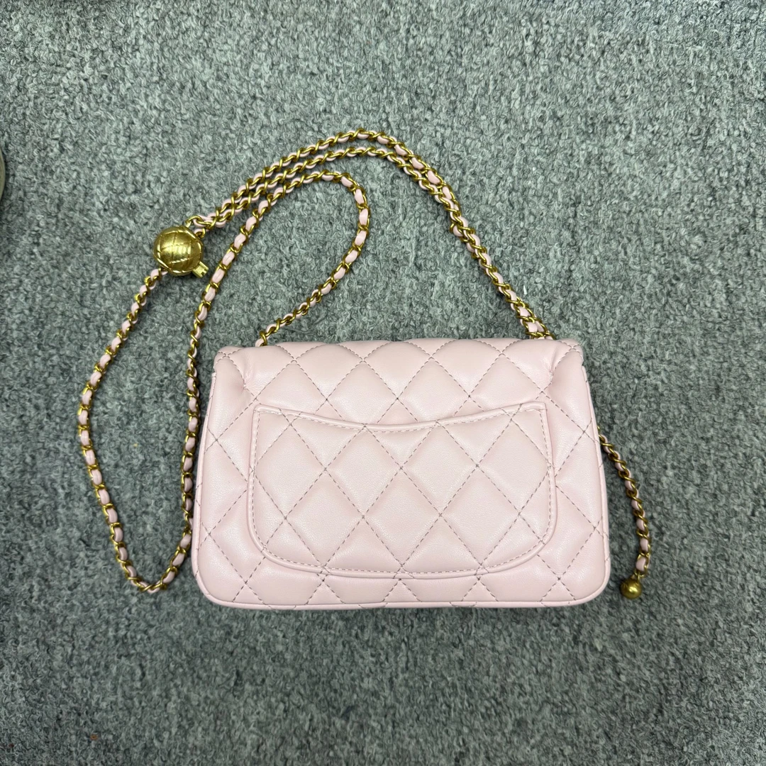 【A14】   新款经典 方胖子小金球-粉色