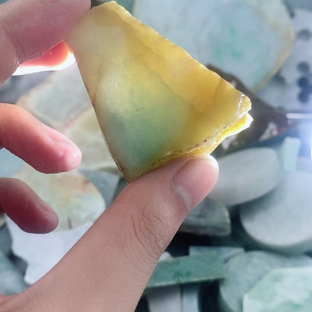 翡翠散珠天然缅甸翡翠a货49
