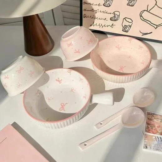 陶瓷碗碟套装家用ins风高颜值网红餐具草帽盘米饭碗家用超好看