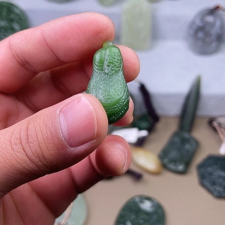 和田玉吊坠(不含链)未镶嵌