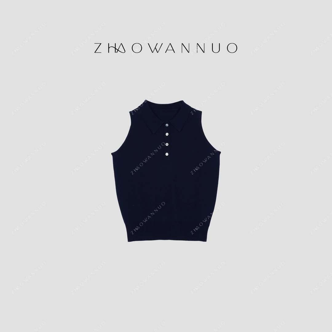 ZHAO WANNUO 丨 the r*w 25春夏新款背心NC0630