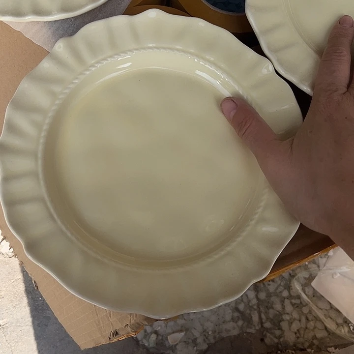 瓷片默认瑕疵商品黄色浅