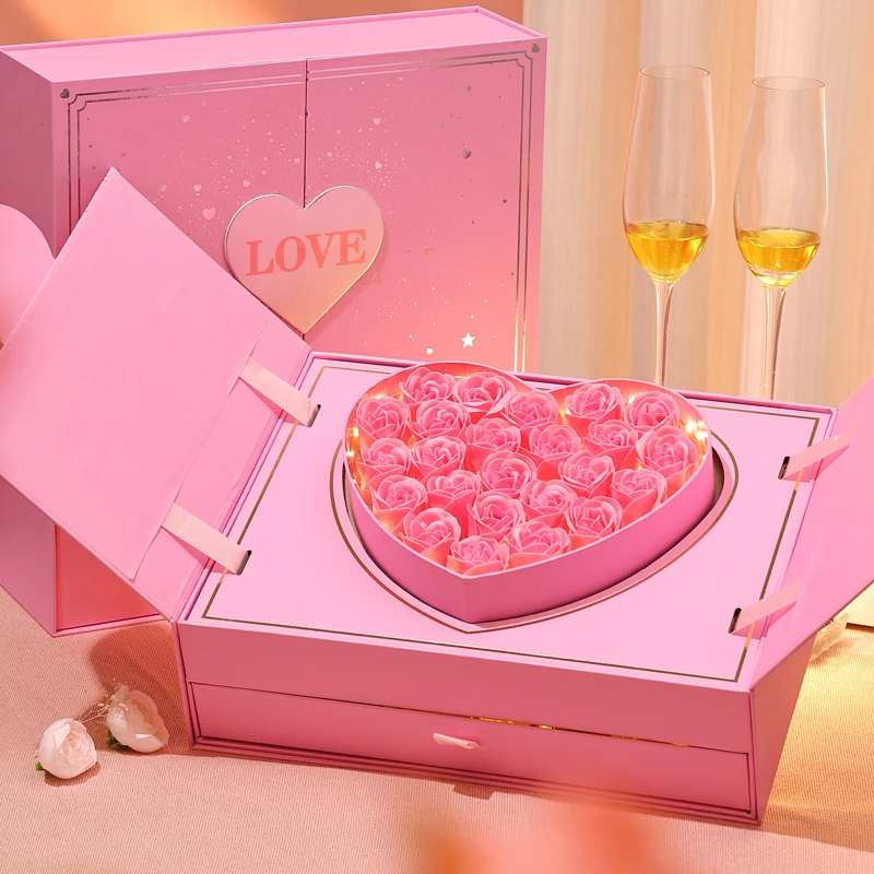 七夕情人节礼物盒送女朋友老婆创意高档礼盒生日包装盒空盒仪式感